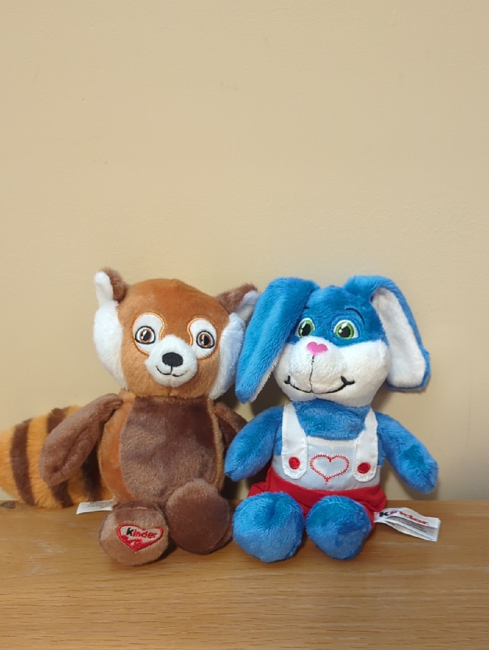Kinder Plush Toys x2
